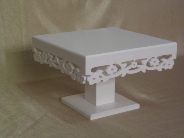 BALEIRO FLORAL QUADRADO SIMPLES