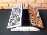 Porta Jóia Zebra Onça e Renda